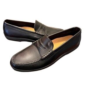 NWOB Men's Cole Haan Pinch Cup Comfort Penny Loafers Shoes in Black Size 9.5 M